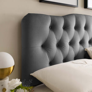 ModwayModway Annabel Full Diamond Tufted Performance Velvet Headboard MOD-6128 MOD-6128-GRY- BetterPatio.com