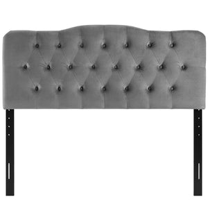 ModwayModway Annabel Full Diamond Tufted Performance Velvet Headboard MOD-6128 MOD-6128-GRY- BetterPatio.com