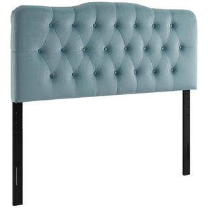 ModwayModway Annabel Full Diamond Tufted Performance Velvet Headboard MOD-6128 MOD-6128-LBU- BetterPatio.com