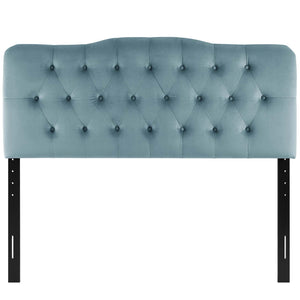 ModwayModway Annabel Full Diamond Tufted Performance Velvet Headboard MOD-6128 MOD-6128-LBU- BetterPatio.com