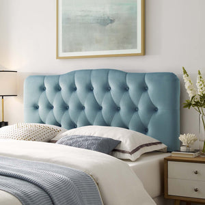 ModwayModway Annabel Full Diamond Tufted Performance Velvet Headboard MOD-6128 MOD-6128-LBU- BetterPatio.com