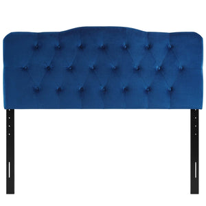 ModwayModway Annabel Full Diamond Tufted Performance Velvet Headboard MOD-6128 MOD-6128-NAV- BetterPatio.com