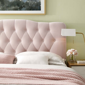 ModwayModway Annabel Full Diamond Tufted Performance Velvet Headboard MOD-6128 MOD-6128-PNK- BetterPatio.com