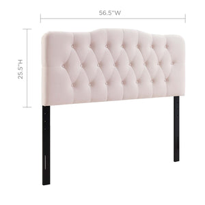 ModwayModway Annabel Full Diamond Tufted Performance Velvet Headboard MOD-6128 MOD-6128-PNK- BetterPatio.com