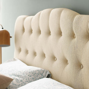 ModwayModway Annabel Full Upholstered Fabric Headboard MOD-5156 MOD-5156-BEI- BetterPatio.com