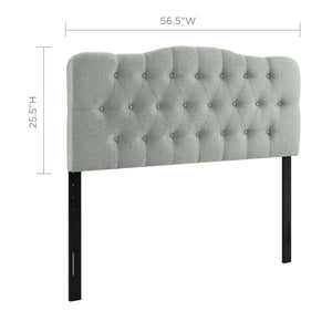 ModwayModway Annabel Full Upholstered Fabric Headboard MOD-5156 MOD-5156-GRY- BetterPatio.com