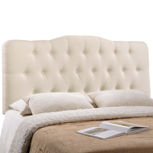 ModwayModway Annabel Full Upholstered Fabric Headboard MOD-5156 MOD-5156-IVO- BetterPatio.com