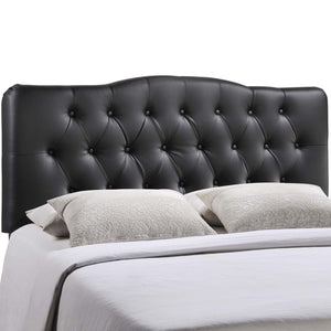 ModwayModway Annabel Full Upholstered Vinyl Headboard MOD-5157 MOD-5157-BLK- BetterPatio.com