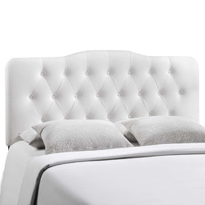 ModwayModway Annabel Full Upholstered Vinyl Headboard MOD-5157 MOD-5157-WHI- BetterPatio.com