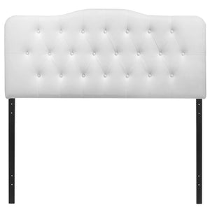 ModwayModway Annabel Full Upholstered Vinyl Headboard MOD-5157 MOD-5157-WHI- BetterPatio.com