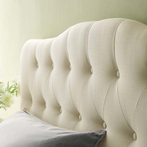 ModwayModway Annabel Queen Upholstered Fabric Headboard MOD-5154 MOD-5154-IVO- BetterPatio.com