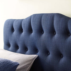 ModwayModway Annabel Queen Upholstered Fabric Headboard MOD-5154 MOD-5154-NAV- BetterPatio.com