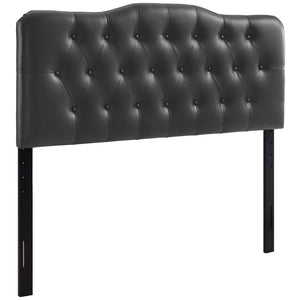 ModwayModway Annabel Queen Upholstered Vinyl Headboard MOD-5155 MOD-5155-BLK- BetterPatio.com