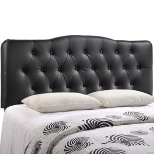 ModwayModway Annabel Queen Upholstered Vinyl Headboard MOD-5155 MOD-5155-BLK- BetterPatio.com