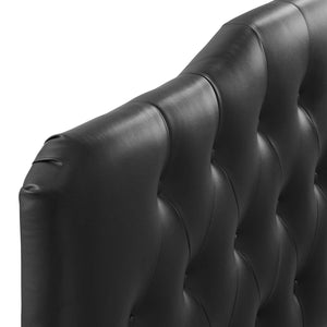 ModwayModway Annabel Queen Upholstered Vinyl Headboard MOD-5155 MOD-5155-BLK- BetterPatio.com