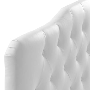 ModwayModway Annabel Queen Upholstered Vinyl Headboard MOD-5155 MOD-5155-WHI- BetterPatio.com