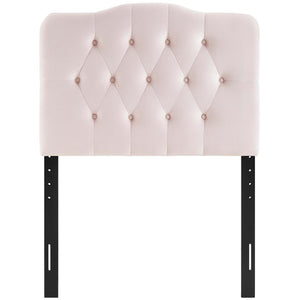 ModwayModway Annabel Twin Diamond Tufted Performance Velvet Headboard MOD-6126 MOD-6126-PNK- BetterPatio.com