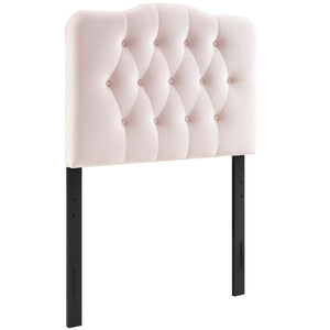 ModwayModway Annabel Twin Diamond Tufted Performance Velvet Headboard MOD-6126 MOD-6126-PNK- BetterPatio.com