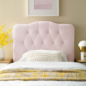 ModwayModway Annabel Twin Diamond Tufted Performance Velvet Headboard MOD-6126 MOD-6126-PNK- BetterPatio.com