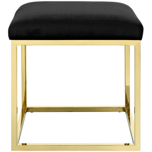 ModwayModway Anticipate Ottoman EEI-2849 EEI-2849-GLD-BLK- BetterPatio.com