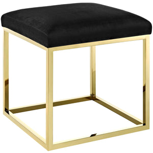 ModwayModway Anticipate Ottoman EEI-2849 EEI-2849-GLD-BLK- BetterPatio.com