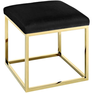 ModwayModway Anticipate Ottoman EEI-2849 EEI-2849-GLD-BLK- BetterPatio.com