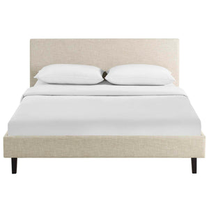 ModwayModway Anya Full Fabric Bed MOD-5418 MOD-5418-BEI- BetterPatio.com