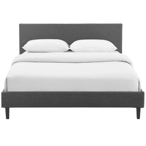 ModwayModway Anya Full Fabric Bed MOD-5418 MOD-5418-GRY- BetterPatio.com