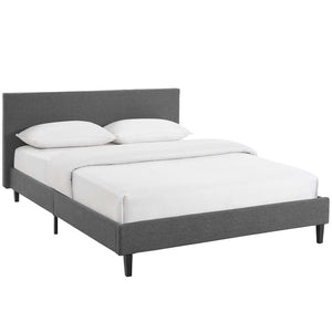 ModwayModway Anya Full Fabric Bed MOD-5418 MOD-5418-GRY- BetterPatio.com