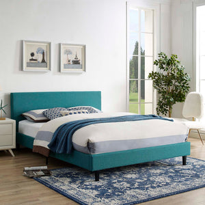 ModwayModway Anya Full Fabric Bed MOD-5418 MOD-5418-TEA- BetterPatio.com
