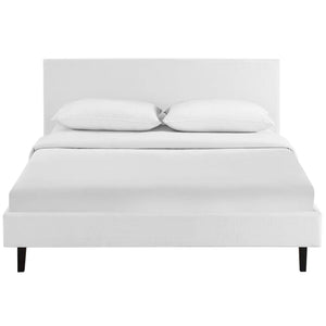 ModwayModway Anya Full Fabric Bed MOD-5418 MOD-5418-WHI- BetterPatio.com