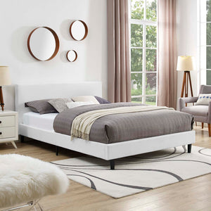 ModwayModway Anya Full Fabric Bed MOD-5418 MOD-5418-WHI- BetterPatio.com