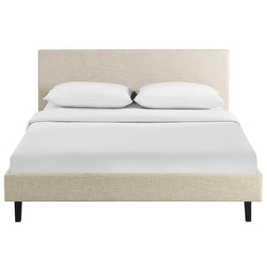 ModwayModway Anya Queen Bed MOD-5420 MOD-5420-BEI- BetterPatio.com