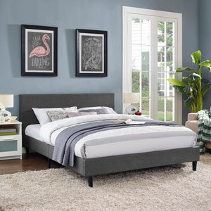 ModwayModway Anya Queen Bed MOD-5420 MOD-5420-GRY- BetterPatio.com