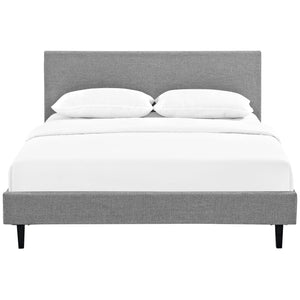 ModwayModway Anya Queen Bed MOD-5420 MOD-5420-LGR- BetterPatio.com