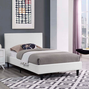 ModwayModway Anya Twin Bed MOD-5416 MOD-5416-WHI- BetterPatio.com