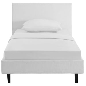 ModwayModway Anya Twin Bed MOD-5416 MOD-5416-WHI- BetterPatio.com