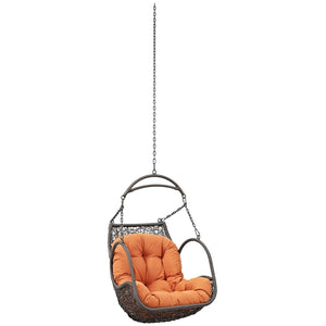ModwayModway Arbor Outdoor Patio Swing Chair Without Stand EEI-2659 EEI-2659-ORA-SET- BetterPatio.com