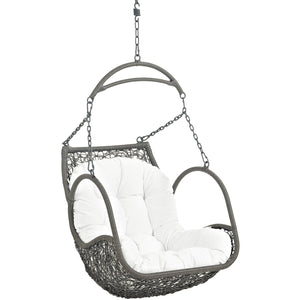 ModwayModway Arbor Outdoor Patio Swing Chair Without Stand EEI-2659 EEI-2659-WHI-SET- BetterPatio.com