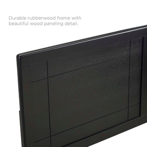 ModwayModway Archie King Wood Headboard MOD-6223 MOD-6223-BLK- BetterPatio.com