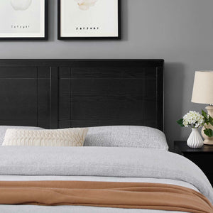 ModwayModway Archie King Wood Headboard MOD-6223 MOD-6223-BLK- BetterPatio.com