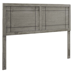 ModwayModway Archie King Wood Headboard MOD-6223 MOD-6223-GRY- BetterPatio.com