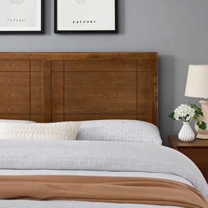 ModwayModway Archie King Wood Headboard MOD-6223 MOD-6223-WAL- BetterPatio.com