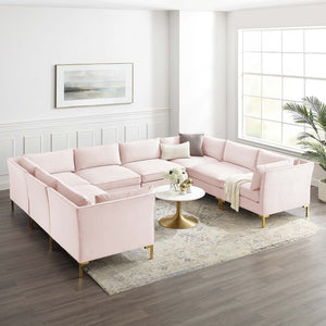 ModwayModway Ardent 8-Piece Performance Velvet Sectional Sofa EEI-4279 EEI-4279-PNK- BetterPatio.com