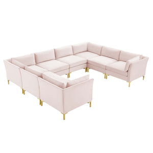 ModwayModway Ardent 8-Piece Performance Velvet Sectional Sofa EEI-4279 EEI-4279-PNK- BetterPatio.com