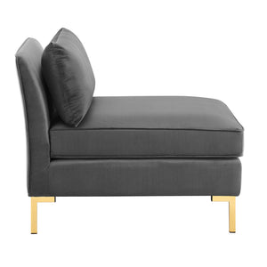 ModwayModway Ardent Performance Velvet Armless Chair EEI-3986 EEI-3986-GRY- BetterPatio.com