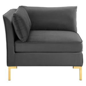 ModwayModway Ardent Performance Velvet Sofa EEI-4269 EEI-4269-GRY- BetterPatio.com