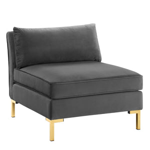 ModwayModway Ardent Performance Velvet Sofa EEI-4269 EEI-4269-GRY- BetterPatio.com