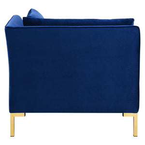 ModwayModway Ardent Performance Velvet Sofa EEI-4269 EEI-4269-NAV- BetterPatio.com