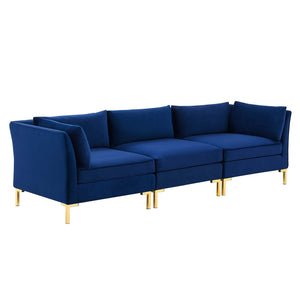 ModwayModway Ardent Performance Velvet Sofa EEI-4269 EEI-4269-NAV- BetterPatio.com